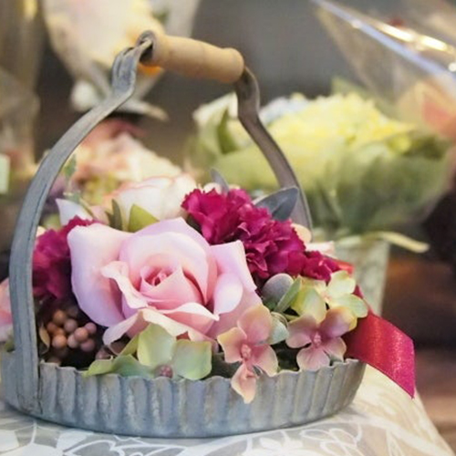 造花のアレンジメント